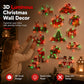 ✨🎁 LED Christmas Wall Stickers – Charming Holiday Characters & Red-and-Green Glow for Walls & Windows ⭐