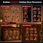 ✨🎁 LED Christmas Wall Stickers – Charming Holiday Characters & Red-and-Green Glow for Walls & Windows ⭐