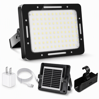 ☀️ LIMITED-TIME 50% OFF! ✨ Rechargeable Solar LED Camping Light – Tripod Stand, Dual Charge, IP66 Waterproof ⛺