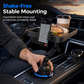 3 in 1 Multifunctional Car Cup Holder Phone Mount with Tray and Storage Organizer