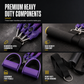 Multifunctional Pedal Resistance Band Elastic Pull Rope for Abdominal Exercise Home Workout Yoga and Pilates Fitness for Men and Women