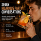 Novelty Glass Cup with S-Shaped Handle Funny Decorative Drinking Glass for Bar and Party