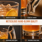 Novelty Glass Cup with S-Shaped Handle Funny Decorative Drinking Glass for Bar and Party
