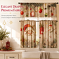 📢📢50% OFF !! ⏰Christmas Kitchen Curtains Set