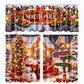 📢📢50% OFF !! ⏰Christmas Kitchen Curtains Set