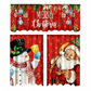 📢📢50% OFF !! ⏰Christmas Kitchen Curtains Set