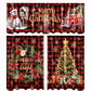 📢📢50% OFF !! ⏰Christmas Kitchen Curtains Set