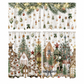 📢📢50% OFF !! ⏰Christmas Kitchen Curtains Set