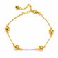 ⏳Limited-time 50% off💥Women Double Layer Gold Tone Heart Charm Anklet with Small Beads Foot Jewelry Gift