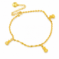 ⏳Limited-time 50% off💥Women Double Layer Gold Tone Heart Charm Anklet with Small Beads Foot Jewelry Gift