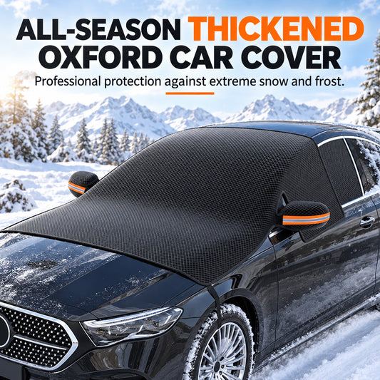 All-Season Magnetic Windshield Snow Cover with Mirror Protection