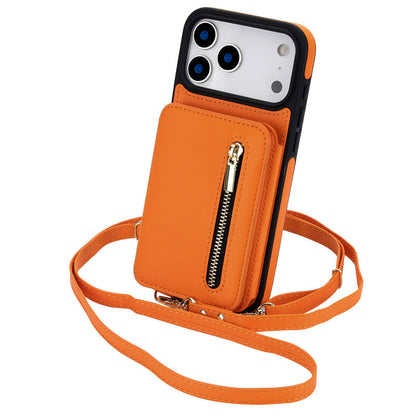 RFID-Blocking Bi-Fold Crossbody Wallet Phone Case with Kickstand