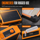 Solar Rechargeable LED Work Light & Portable Camping Lantern
