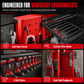 Heavy-Duty Wall-Mounted Power Tool Organizer & Drill Storage Rack