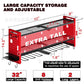 Heavy-Duty Wall-Mounted Power Tool Organizer & Drill Storage Rack