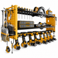 Heavy-Duty Wall-Mounted Power Tool Organizer & Drill Storage Rack