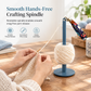 Portable Rotating Yarn Holder with Wrist Strap for Knitting & Crocheting