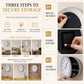 Vintage Wall Clock with Hidden Safe & Secret Valuables Compartment