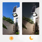 Lumière solaire extérieure à détection de lumière intelligente