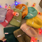 🔥 Réduction de 49% sur le Black Friday 🤖 Hiver parent - enfant mignon lumineux petit monstre tricot chapeau
