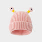 🔥 Réduction de 49% sur le Black Friday 🤖 Hiver parent - enfant mignon lumineux petit monstre tricot chapeau