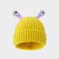 🔥 Réduction de 49% sur le Black Friday 🤖 Hiver parent - enfant mignon lumineux petit monstre tricot chapeau