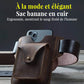 Sac ceinture multifonctionnel en cuir pour téléphone-2