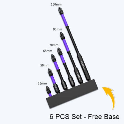 🔥Dureté élevée améliorée et embout magnétique puissant💥Set de 6 pièces - base gratuite