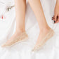 Chaussettes Délicates Antidérapantes en Dentelle pour Femmes