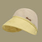 Chapeau de protection solaire à large bord pour femme pour une sortie à la plage en été