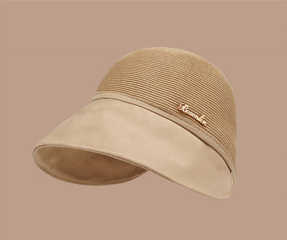 Chapeau de protection solaire à large bord pour femme pour une sortie à la plage en été