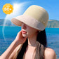 Chapeau de protection solaire à large bord pour femme pour une sortie à la plage en été
