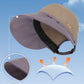 Chapeau de protection solaire à large bord pour femme pour une sortie à la plage en été
