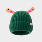 🔥 Réduction de 49% sur le Black Friday 🤖 Hiver parent - enfant mignon lumineux petit monstre tricot chapeau