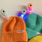 🔥 Réduction de 49% sur le Black Friday 🤖 Hiver parent - enfant mignon lumineux petit monstre tricot chapeau