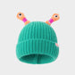 🔥 Réduction de 49% sur le Black Friday 🤖 Hiver parent - enfant mignon lumineux petit monstre tricot chapeau
