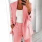 Col Lapel Cardigan Slim Veste de Costume Elégante