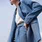 Col Lapel Cardigan Slim Veste de Costume Elégante