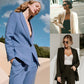 Col Lapel Cardigan Slim Veste de Costume Elégante