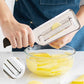 Trancheur double couche en acier inoxydable - Meilleur cadeau de cuisine